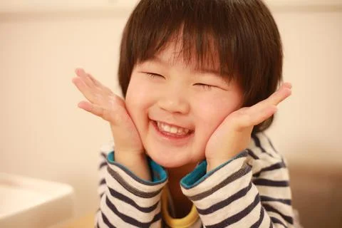 Smiling boy Foto stock