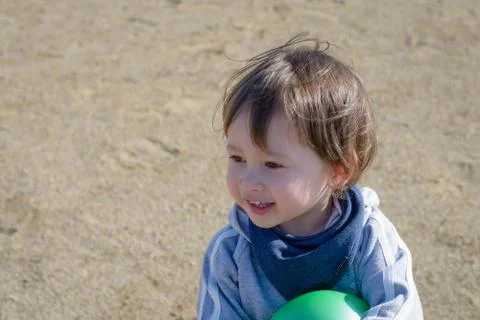 Smiling Boy in Playground Stock Photos