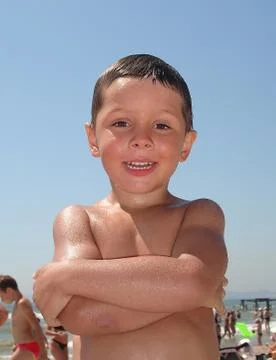 Smiling Boy Portrait Stock Photos