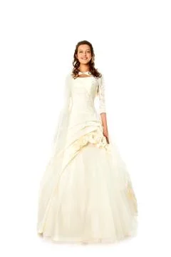 Smiling bride Stock Photos