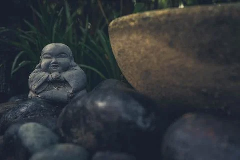 The smiling Buddha Stock Photos