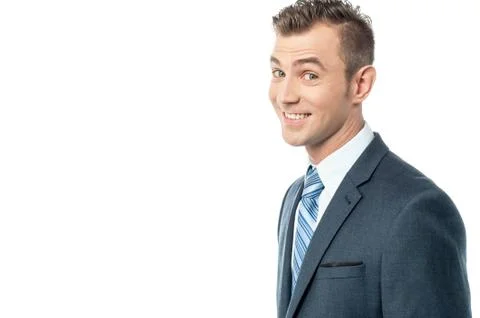 Smiling businessman Stock Photos