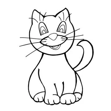 Smiling cat イラスト素材