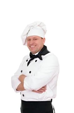 Smiling chef Stock Photos