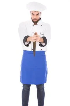 Smiling chef Stock Photos