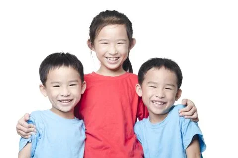 Smiling children Foto stock