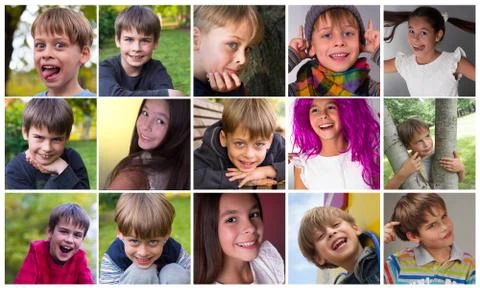 Smiling children Stock Photos