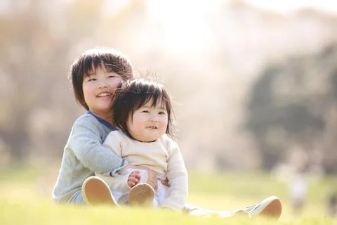 Smiling children Stock Photos