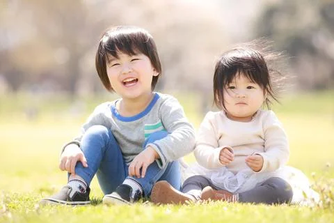 Smiling children Stock Photos