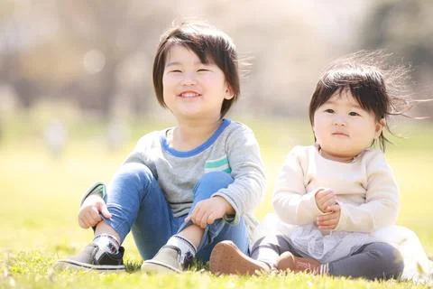 Smiling children Stock Photos