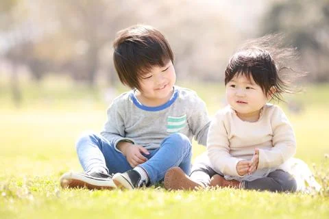 Smiling children Stock Photos