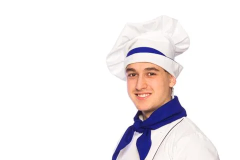 Smiling cook chef Stock Photos