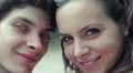 smiling couple looking for the camera HD Footage