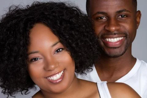 Smiling couple Stock Photos