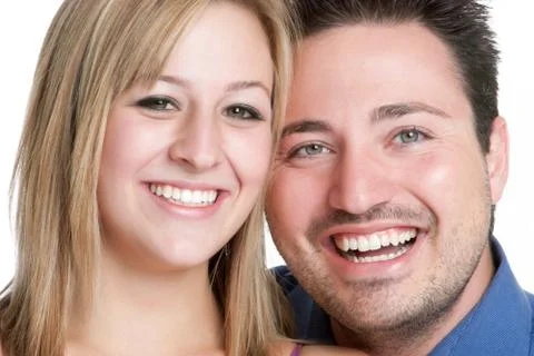 Smiling couple Foto stock