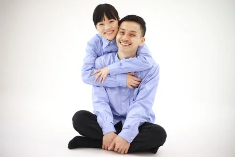 Smiling couple Stock Photos