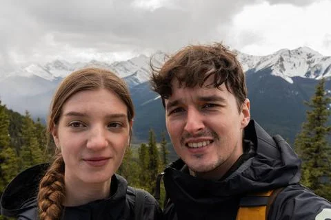 A smiling couple Stock Photos