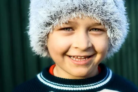 Smiling cute boy Stock Photos