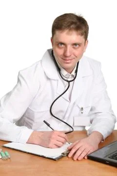 Smiling doctor Stock Photos