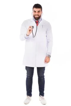 Smiling doctor Foto stock