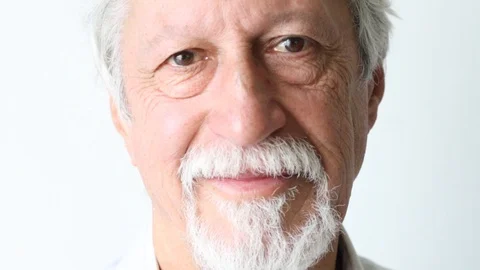 Smiling elderly man Stock Footage 101487366