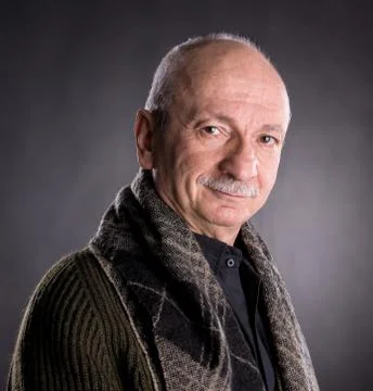 Smiling elderly man 库存照片