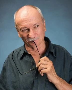 Smiling elderly man 写真素材