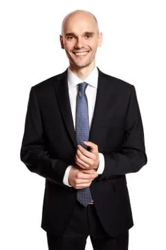 Smiling Elegant Man Stock Photos