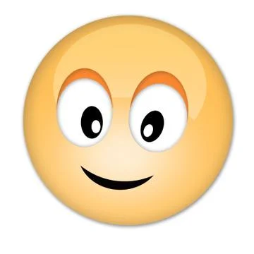 Smiling emoticon Stock Illustration