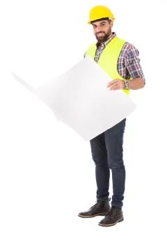 Smiling engineer Foto stock