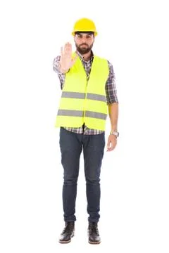 Smiling engineer Foto stock