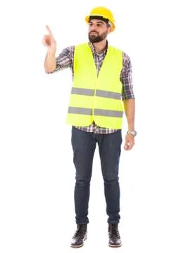 Smiling engineer Foto stock