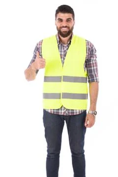 Smiling engineer Foto stock