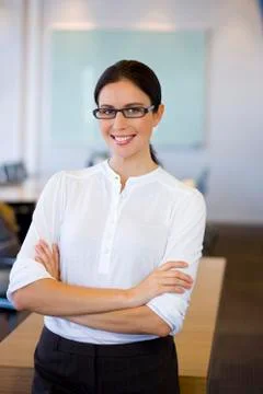 Smiling executive Stock Photos