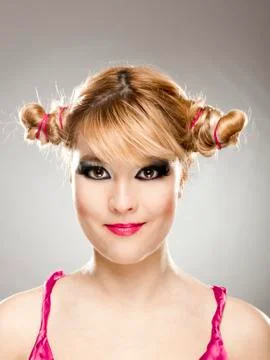 Smiling expression Stock Photos