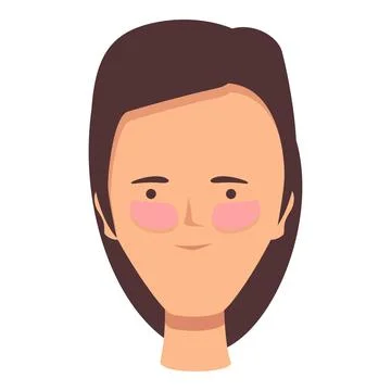 Smiling face eye patch icon cartoon vector. Gell under Stock Illustration