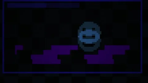 Smiling Face Pixel Art Game Character. Stock Footage 333929263