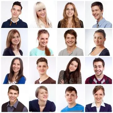 Smiling faces Stock Photos