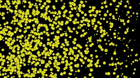 Smiling Faces Transition. ALpha Channel Included. Stock Footage 90946895