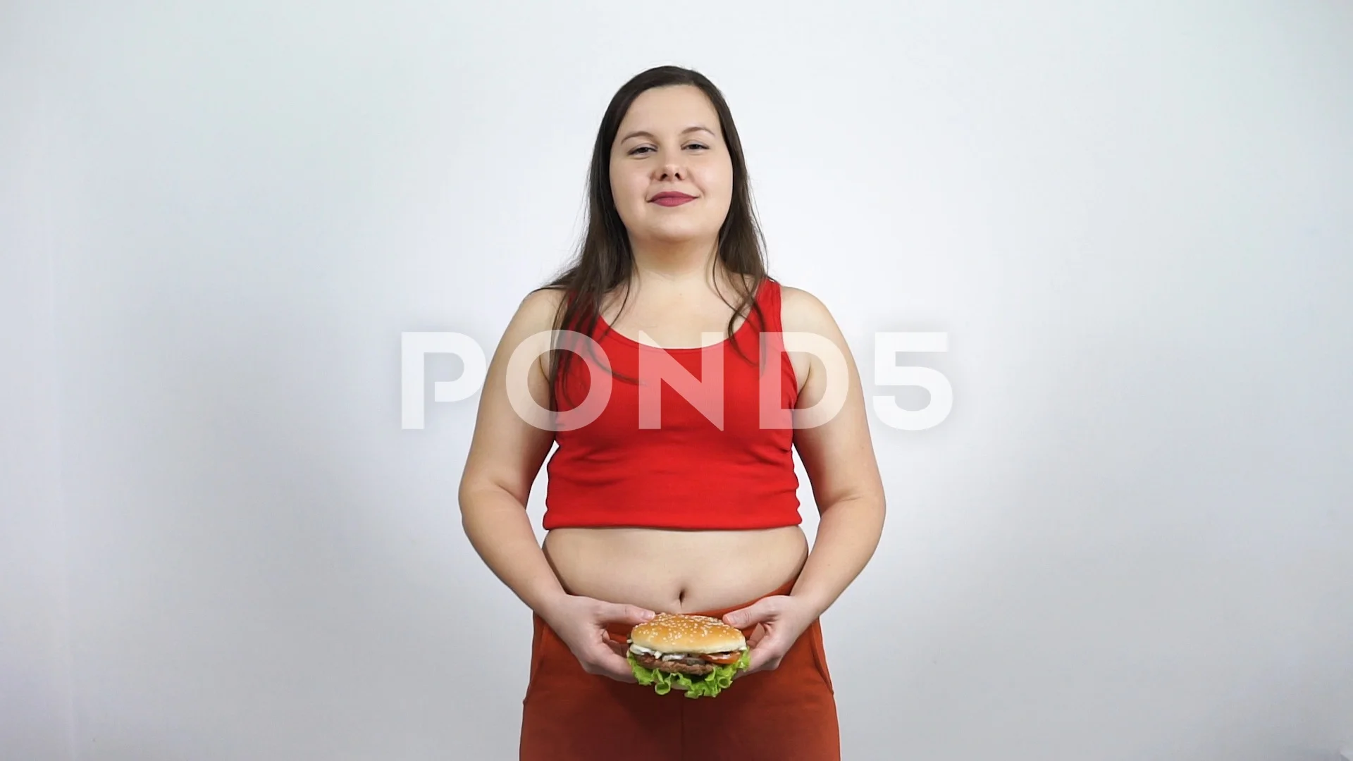 Fat Giant Woman Eat Town