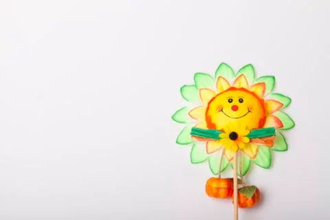 Smiling flower Stock Photos