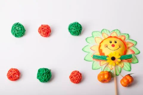 Smiling flower Stock Photos