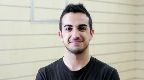 A smiling guy - laugh Stock Footage 23126131