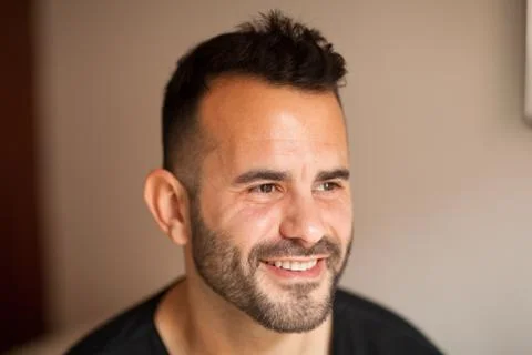 Smiling happy man Stock Photos
