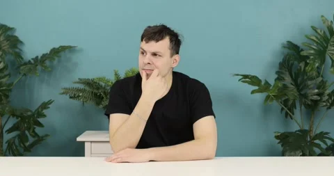 Smiling happy man showing eureka gesture. Stock Footage 157351330