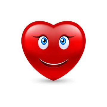 Smiling heart Stock Illustration