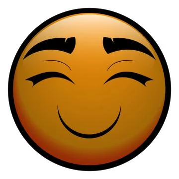 SMILING Stock Illustration