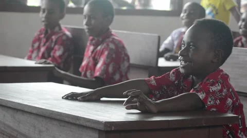 Smiling Indigenous Papua Student Inside Rural Classroom Stock Footage 321637350