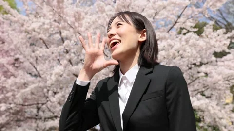 Smiling Japanese Freshman Stock Footage 197947259