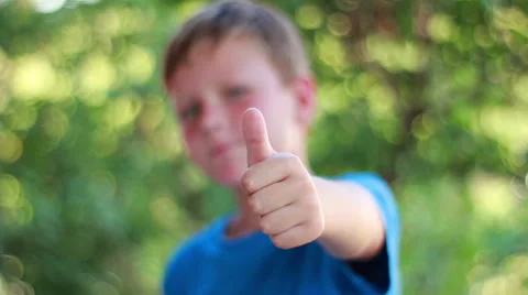 Kid Thumbs Up Stock Footage Royalty Free Stock Videos Pond5